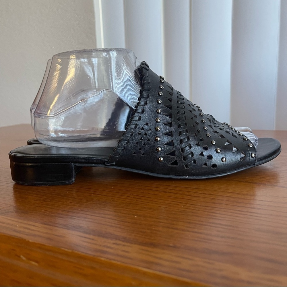 Brighton Neo Mule Leather Sandals Black Size 9.5 - Picture 5 of 16